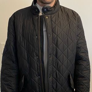 barbour quilted jacket; size xxl